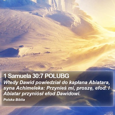 1 Samuela 30:7 POLUBG Bible Verse Image