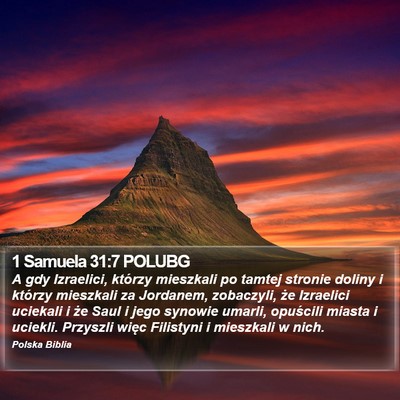 1 Samuela 31:7 POLUBG Bible Verse Image