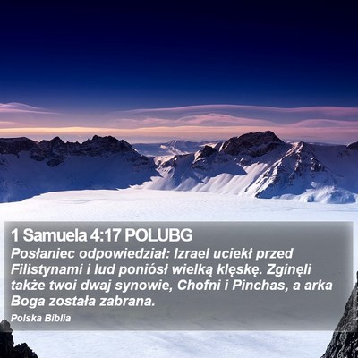 1 Samuela 4:17 POLUBG Bible Verse Image