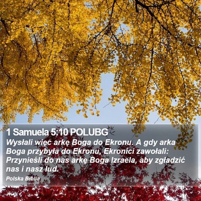 1 Samuela 5:10 POLUBG Bible Verse Image