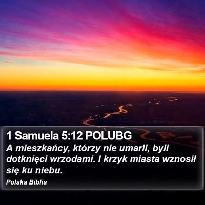 1 Samuela 5:12 POLUBG Bible Verse Image