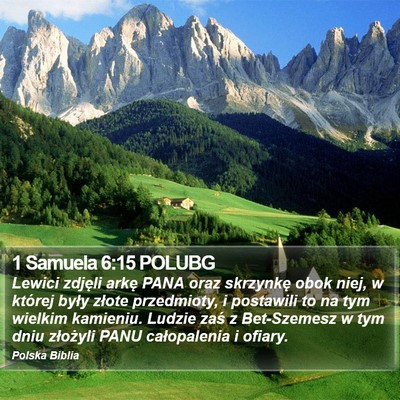 1 Samuela 6:15 POLUBG Bible Verse Image