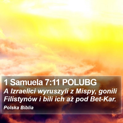 1 Samuela 7:11 POLUBG Bible Verse Image