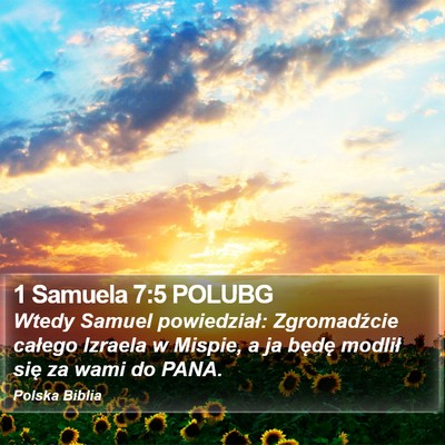 1 Samuela 7:5 POLUBG Bible Verse Image
