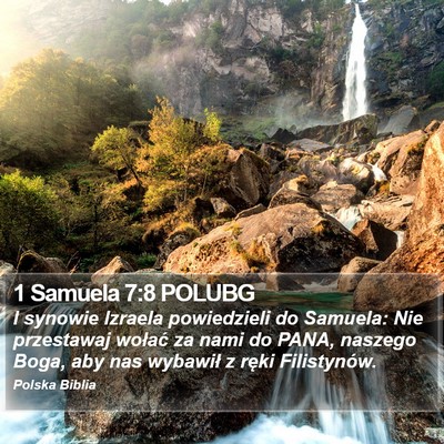 1 Samuela 7:8 POLUBG Bible Verse Image