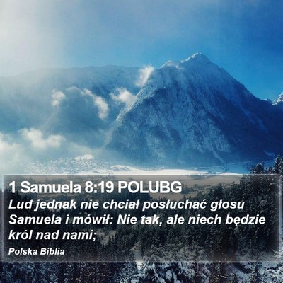 1 Samuela 8:19 POLUBG Bible Verse Image