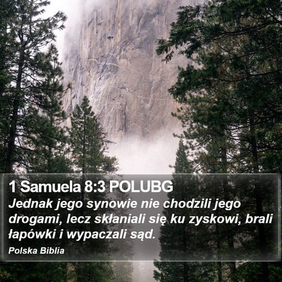 1 Samuela 8:3 POLUBG Bible Verse Image