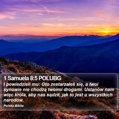 1 Samuela 8:5 POLUBG Bible Verse Image
