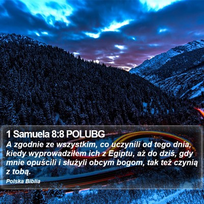 1 Samuela 8:8 POLUBG Bible Verse Image