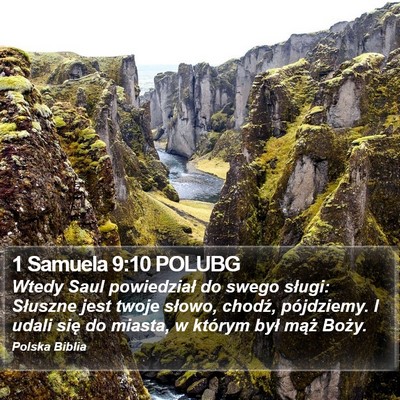 1 Samuela 9:10 POLUBG Bible Verse Image