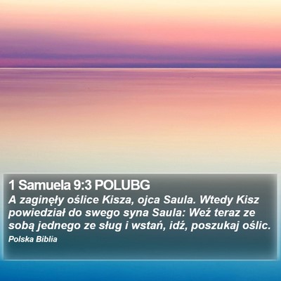 1 Samuela 9:3 POLUBG Bible Verse Image