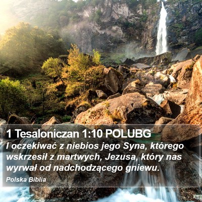 1 Tesaloniczan 1:10 POLUBG Bible Verse Image