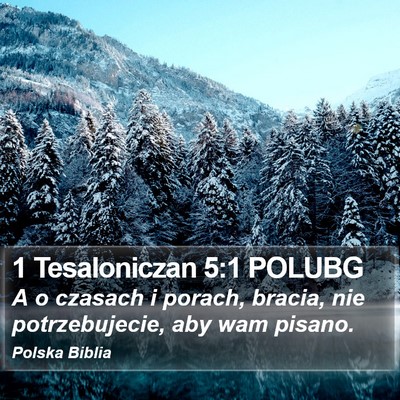 1 Tesaloniczan 5:1 POLUBG Bible Verse Image