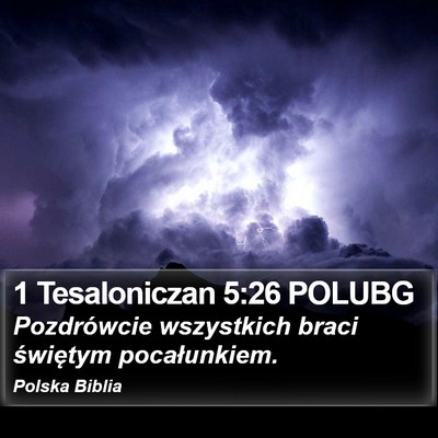 1 Tesaloniczan 5:26 POLUBG Bible Verse Image