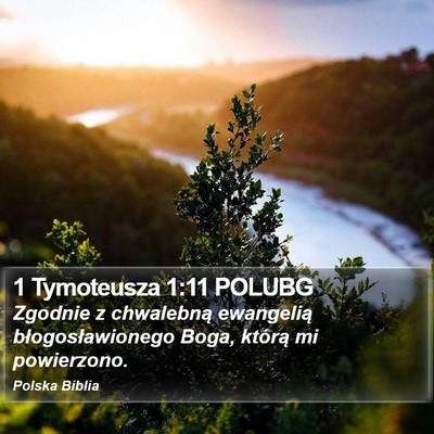 1 Tymoteusza 1:11 POLUBG Bible Verse Image