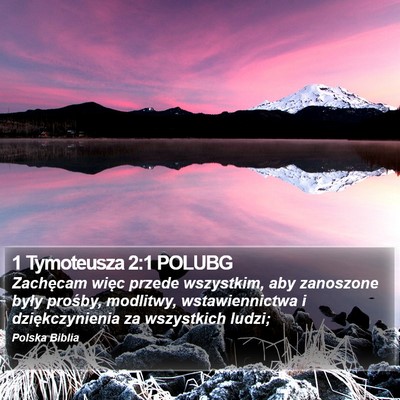 1 Tymoteusza 2:1 POLUBG Bible Verse Image
