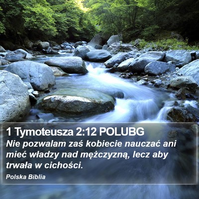 1 Tymoteusza 2:12 POLUBG Bible Verse Image