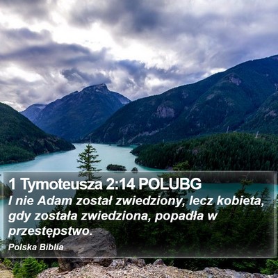 1 Tymoteusza 2:14 POLUBG Bible Verse Image