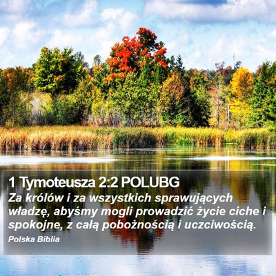 1 Tymoteusza 2:2 POLUBG Bible Verse Image