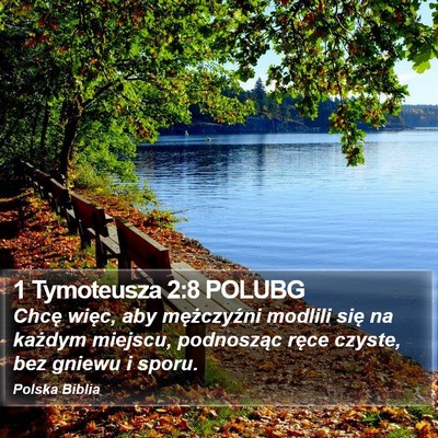 1 Tymoteusza 2:8 POLUBG Bible Verse Image