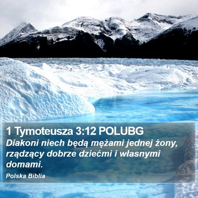 1 Tymoteusza 3:12 POLUBG Bible Verse Image