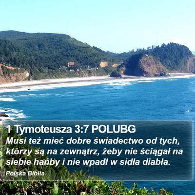 1 Tymoteusza 3:7 POLUBG Bible Verse Image