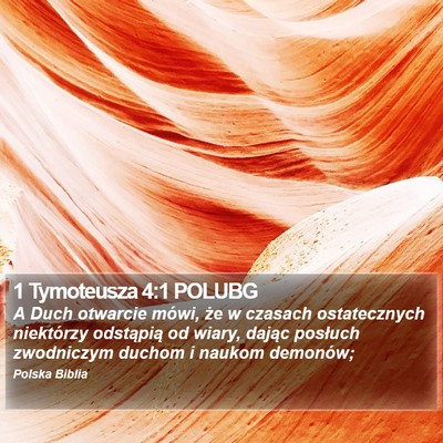 1 Tymoteusza 4:1 POLUBG Bible Verse Image