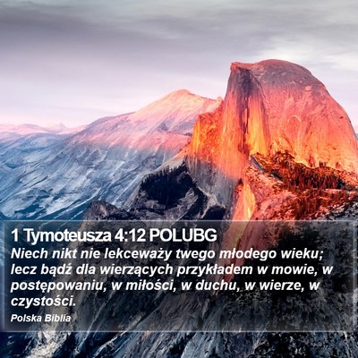 1 Tymoteusza 4:12 POLUBG Bible Verse Image