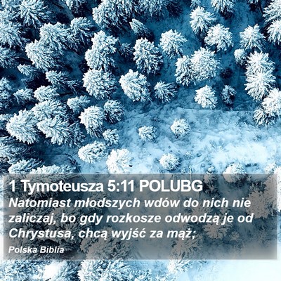 1 Tymoteusza 5:11 POLUBG Bible Verse Image