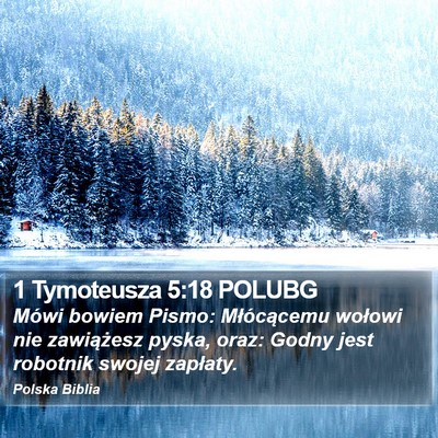 1 Tymoteusza 5:18 POLUBG Bible Verse Image