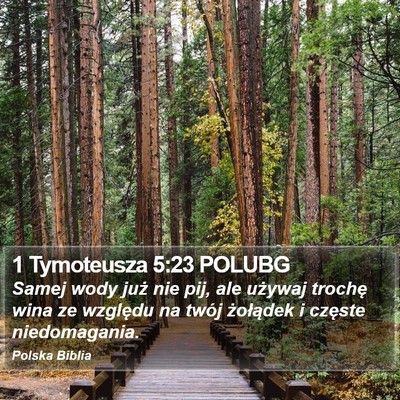 1 Tymoteusza 5:23 POLUBG Bible Verse Image