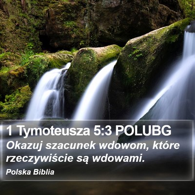 1 Tymoteusza 5:3 POLUBG Bible Verse Image