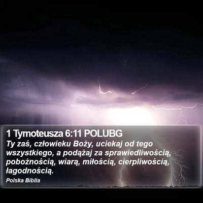1 Tymoteusza 6:11 POLUBG Bible Verse Image