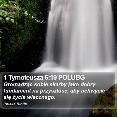 1 Tymoteusza 6:19 POLUBG Bible Verse Image