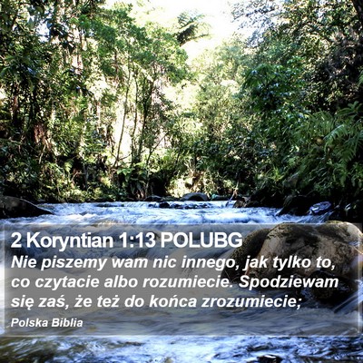 2 Koryntian 1:13 POLUBG Bible Verse Image
