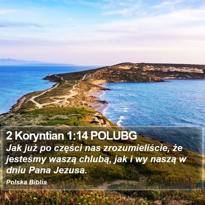 2 Koryntian 1:14 POLUBG Bible Verse Image