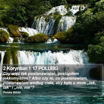2 Koryntian 1:17 POLUBG Bible Verse Image