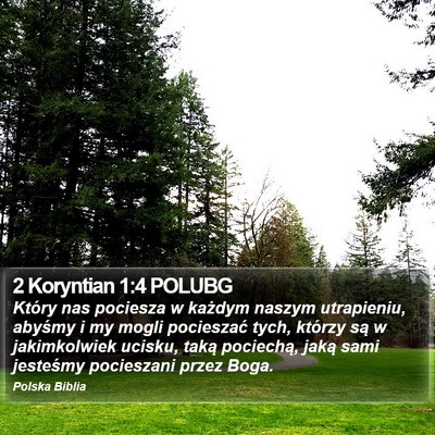 2 Koryntian 1:4 POLUBG Bible Verse Image