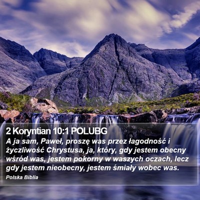 2 Koryntian 10:1 POLUBG Bible Verse Image