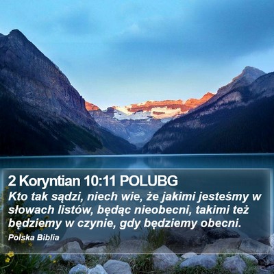 2 Koryntian 10:11 POLUBG Bible Verse Image