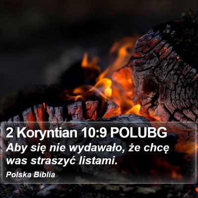 2 Koryntian 10:9 POLUBG Bible Verse Image