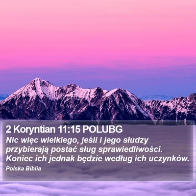 2 Koryntian 11:15 POLUBG Bible Verse Image