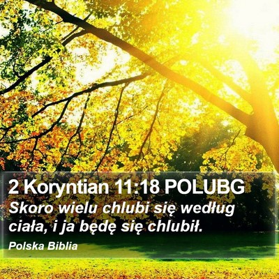 2 Koryntian 11:18 POLUBG Bible Verse Image