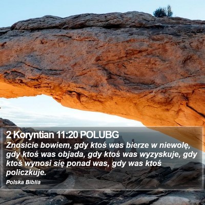 2 Koryntian 11:20 POLUBG Bible Verse Image