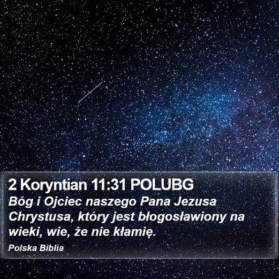 2 Koryntian 11:31 POLUBG Bible Verse Image