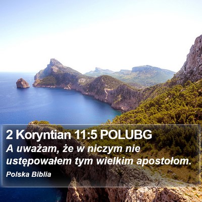 2 Koryntian 11:5 POLUBG Bible Verse Image