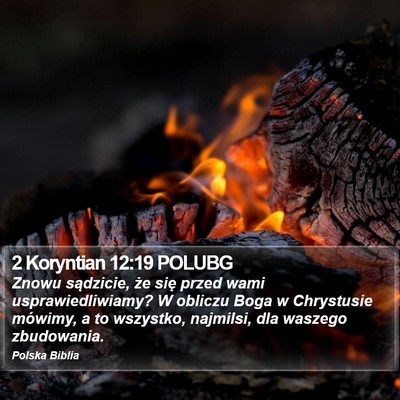 2 Koryntian 12:19 POLUBG Bible Verse Image