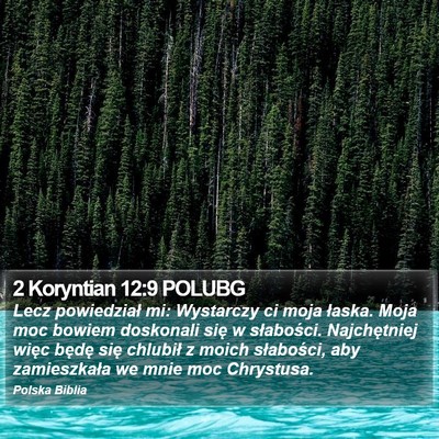 2 Koryntian 12:9 POLUBG Bible Verse Image