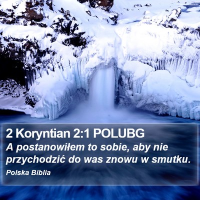 2 Koryntian 2:1 POLUBG Bible Verse Image