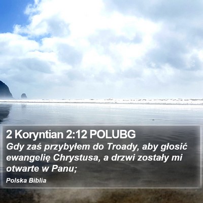 2 Koryntian 2:12 POLUBG Bible Verse Image